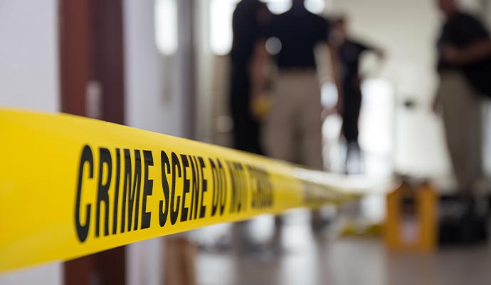 Accident site cleanup service