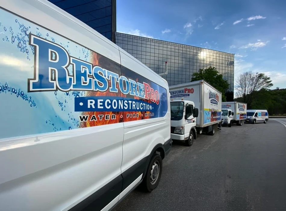 A vehicle of Restorepro restoration